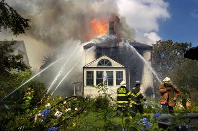 Marina's House burns to the Ground