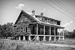 stunning washed out house in living black and white
