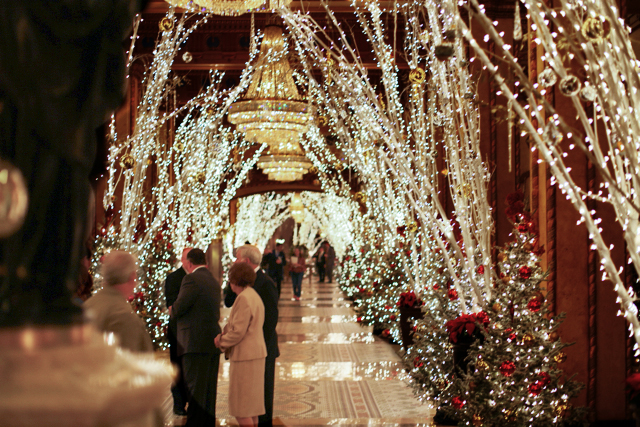 Roosevelt Lobby during Advent