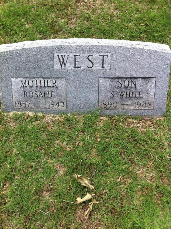 Rosalie's and son's head stone, Wheatley cemetary Rosalie's and Son's graves